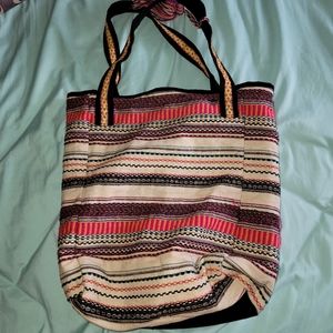 Used Colorful Shoulder Tote